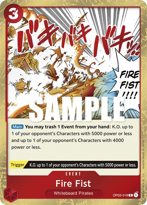 Fire Fist (OP03-018)