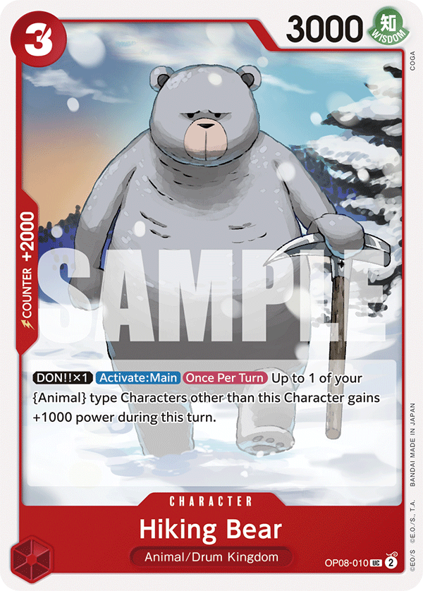 Hiking Bear (OP08-010)