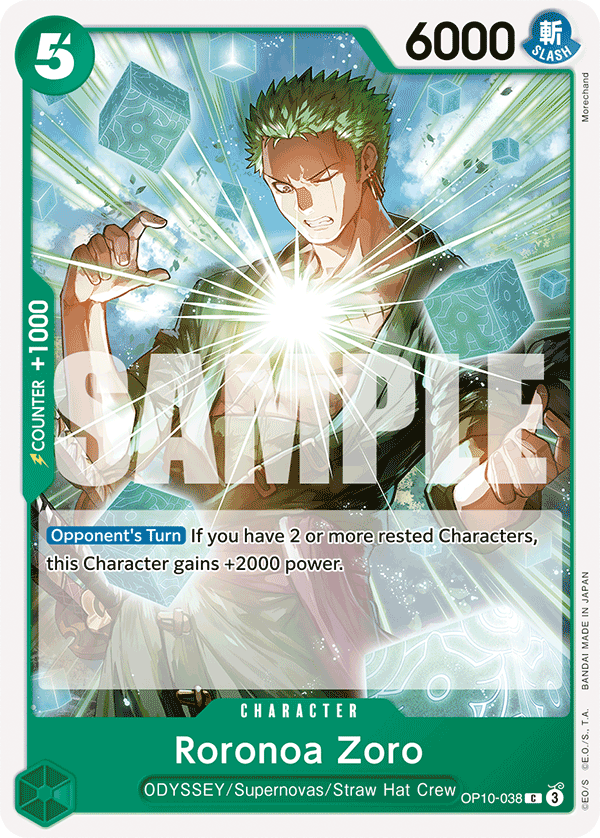 Roronoa Zoro (OP10-038)