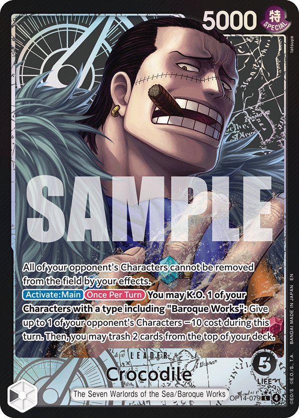Crocodile card art